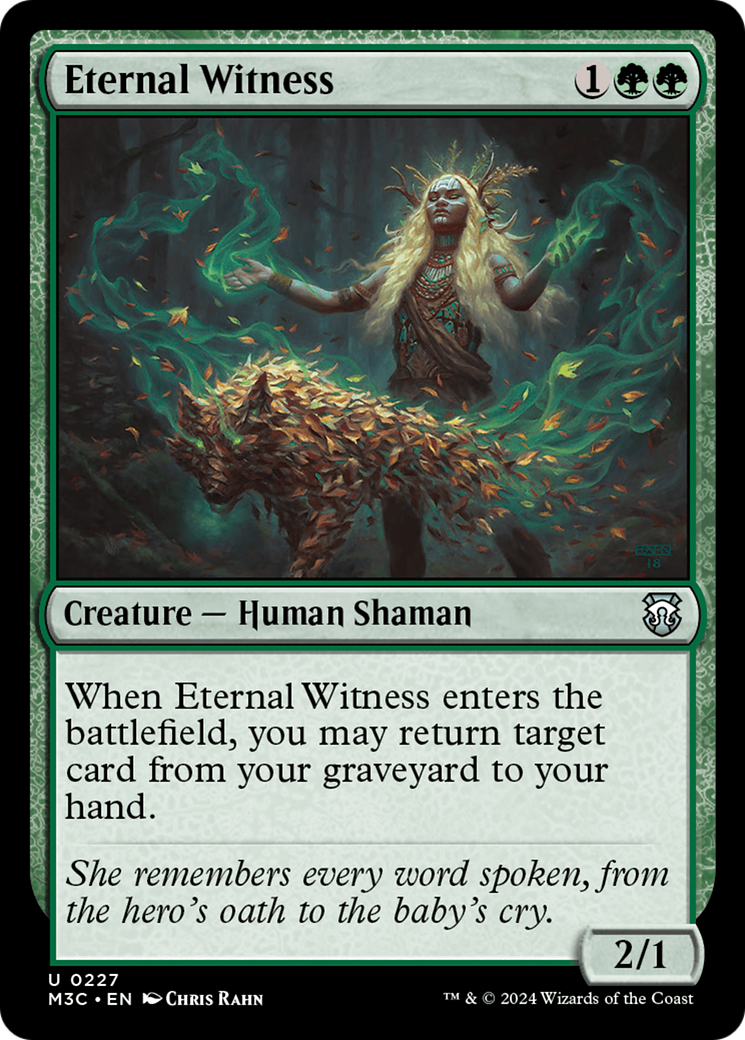 Eternal Witness (Ripple Foil) [Modern Horizons 3 Commander] | Tables and Towers