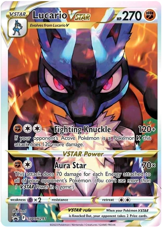 Lucario VSTAR (SWSH291) [Sword & Shield: Black Star Promos] | Tables and Towers