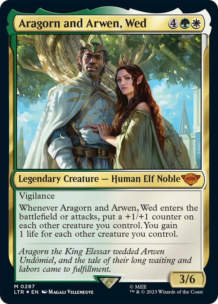 Aragorn and Arwen, Wed [The Lord of the Rings: Tales of Middle-Earth] | Tables and Towers