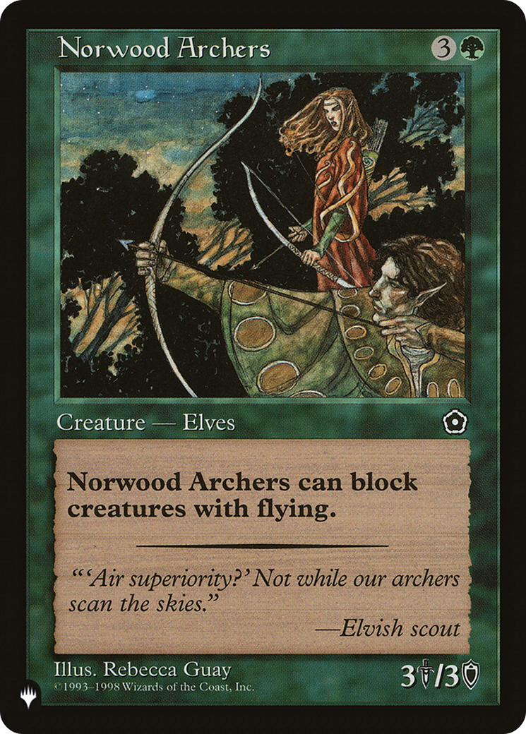 Norwood Archers [The List Reprints] | Tables and Towers