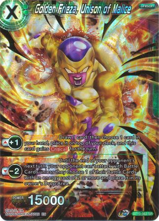 Golden Frieza, Unison of Malice (BT10-063) [Rise of the Unison Warrior 2nd Edition] | Tables and Towers