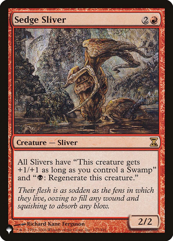 Sedge Sliver [The List] | Tables and Towers