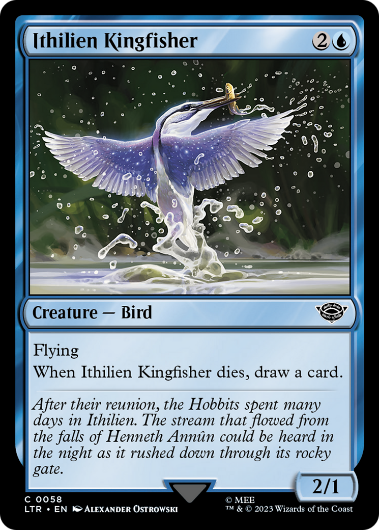 Ithilien Kingfisher [The Lord of the Rings: Tales of Middle-Earth] | Tables and Towers