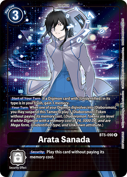 Arata Sanada [BT5-090] (Buy-A-Box Promo) [Battle of Omni Promos] | Tables and Towers