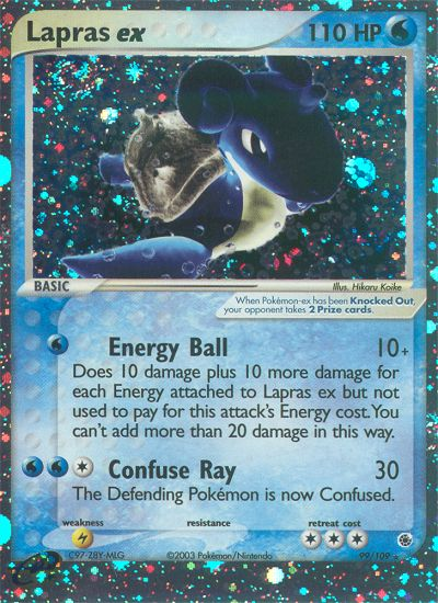 Lapras ex (99/109) [EX: Ruby & Sapphire] | Tables and Towers