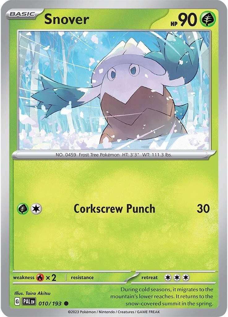 Snover (010/193) [Scarlet & Violet: Paldea Evolved] | Tables and Towers