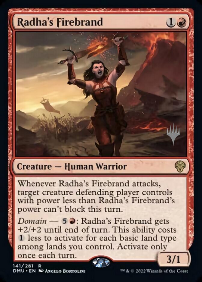 Radha's Firebrand (Promo Pack) [Dominaria United Promos] | Tables and Towers