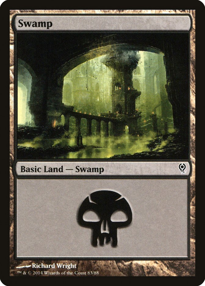 Swamp (83) [Duel Decks: Jace vs. Vraska] | Tables and Towers