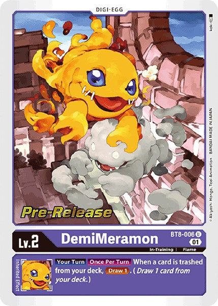 DemiMeramon [BT8-006] [New Awakening Pre-Release Cards] | Tables and Towers