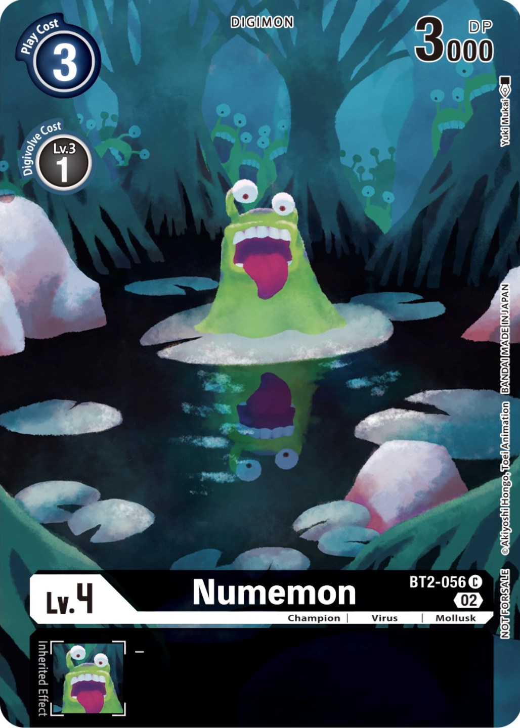 Numemon [BT2-056] (Digimon Illustration Competition Promotion Pack) [Release Special Booster Promos] | Tables and Towers