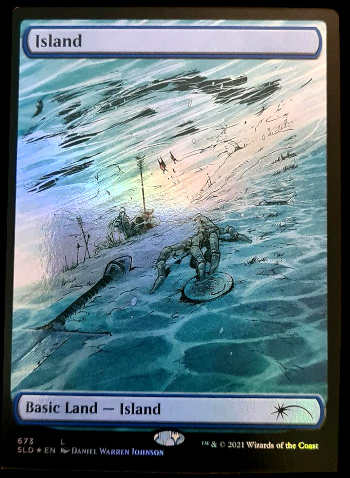 Island (673) [Secret Lair Drop Promos] | Tables and Towers