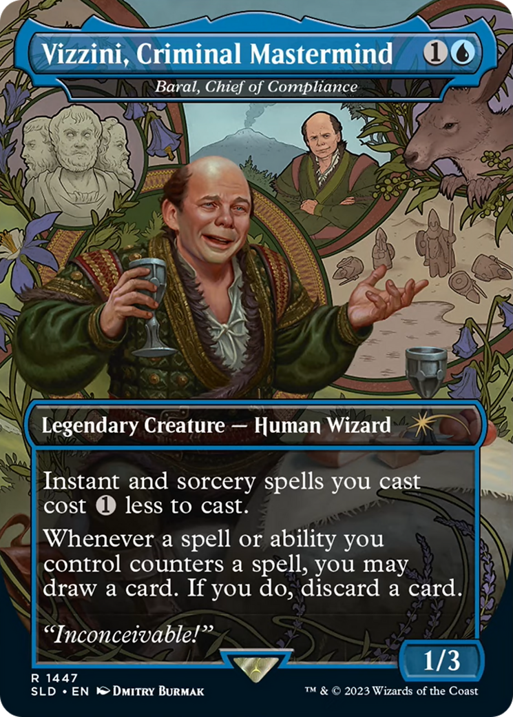 Vizzini, Criminal Mastermind - Baral, Chief of Compliance [Secret Lair Drop Series] | Tables and Towers