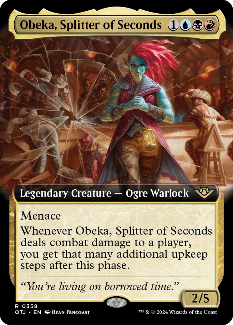 Obeka, Splitter of Seconds (Extended Art) [Outlaws of Thunder Junction] | Tables and Towers