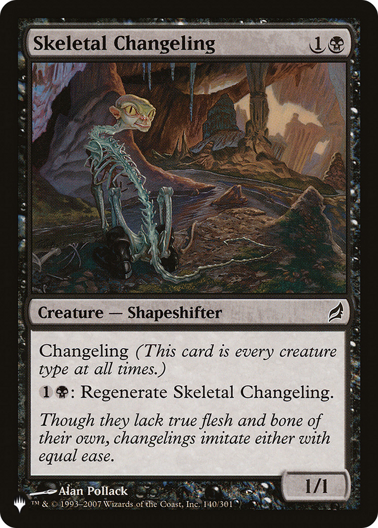 Skeletal Changeling [The List Reprints] | Tables and Towers