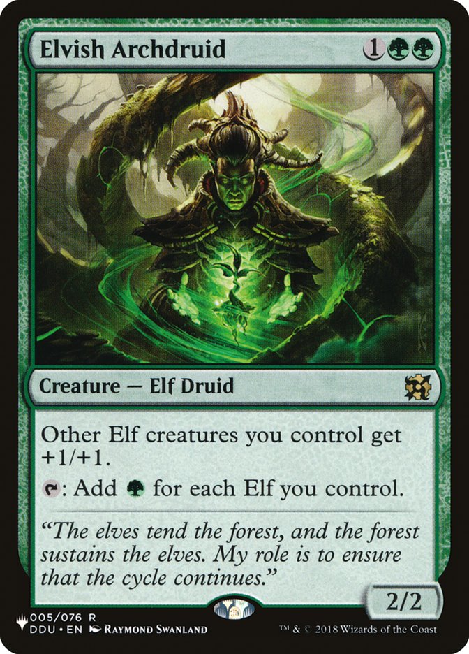 Elvish Archdruid [The List] | Tables and Towers