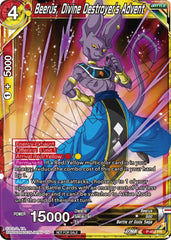 Beerus, Divine Destroyer's Advent (Zenkai Series Tournament Pack Vol.2) (P-452) [Tournament Promotion Cards] | Tables and Towers