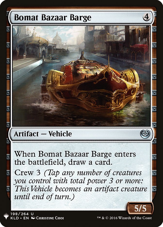 Bomat Bazaar Barge [Mystery Booster] | Tables and Towers