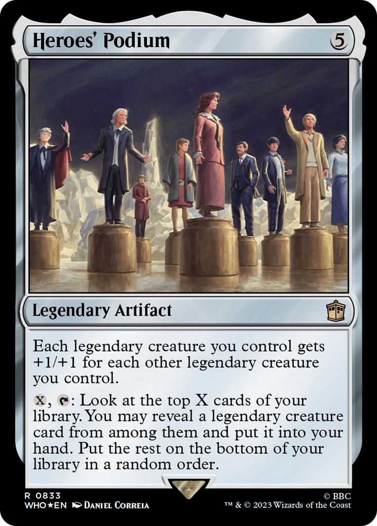 Heroes' Podium (Surge Foil) [Doctor Who] | Tables and Towers