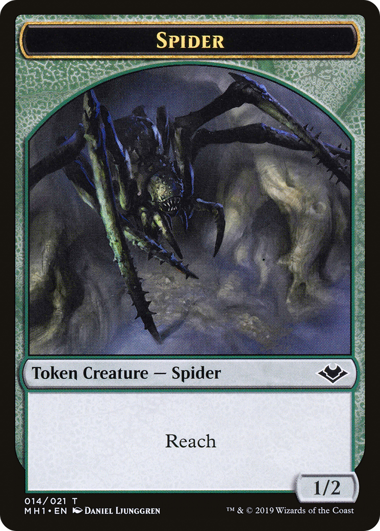 Shapeshifter // Spider Double-Sided Token [Modern Horizons Tokens] | Tables and Towers