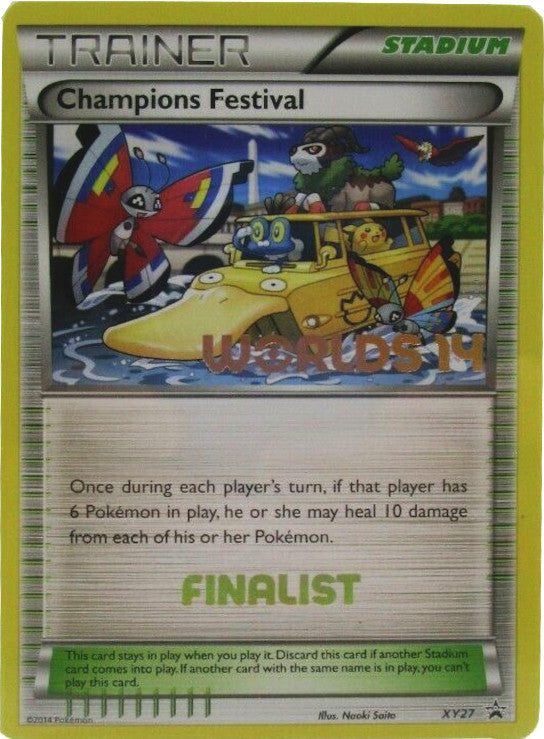 Champions Festival (XY27) (2014 Finalist) [XY: Black Star Promos] | Tables and Towers