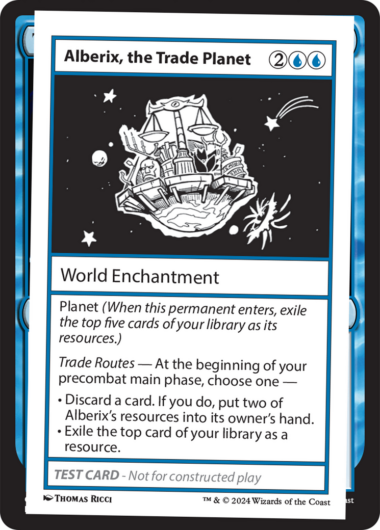 Alberix, the Trade Planet [Mystery Booster 2 Playtest Cards] | Tables and Towers