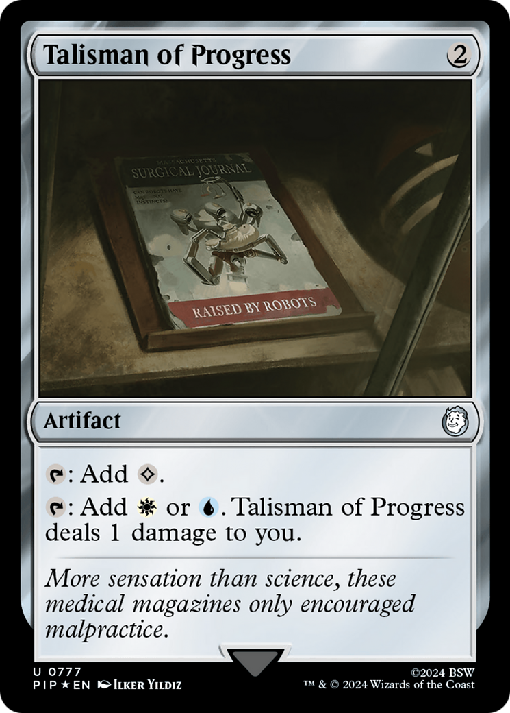 Talisman of Progress (Surge Foil) [Fallout] | Tables and Towers