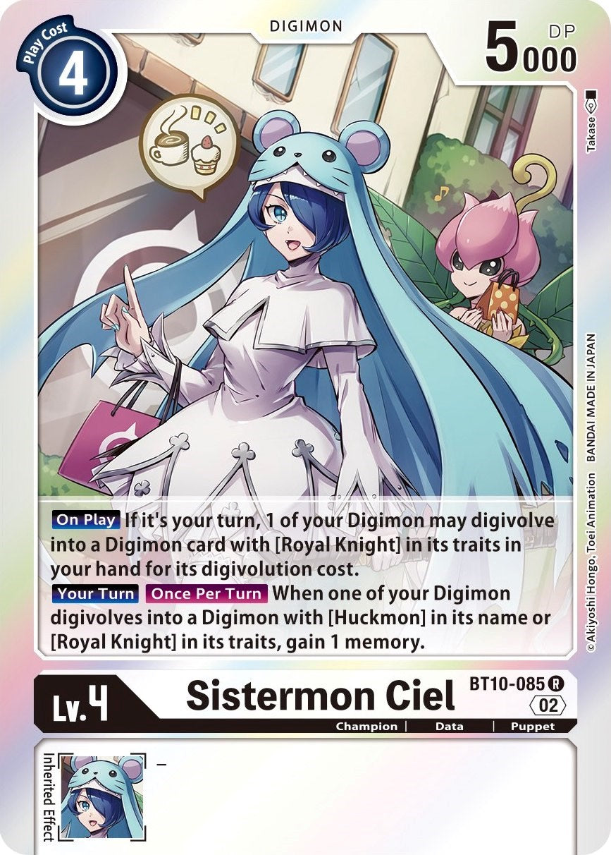 Sistermon Ciel [BT10-085] [Xros Encounter] | Tables and Towers