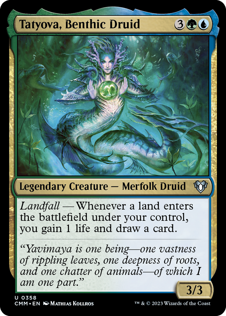 Tatyova, Benthic Druid [Commander Masters] | Tables and Towers