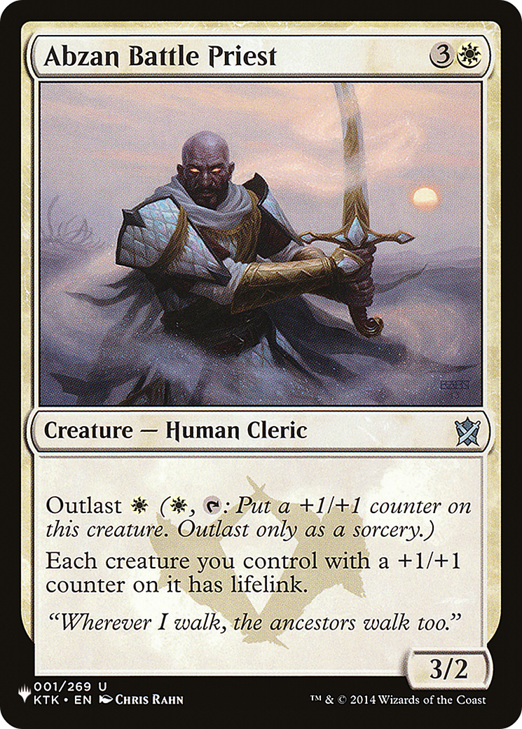 Abzan Battle Priest [The List Reprints] | Tables and Towers