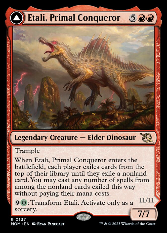 Etali, Primal Conqueror // Etali, Primal Sickness [March of the Machine] | Tables and Towers