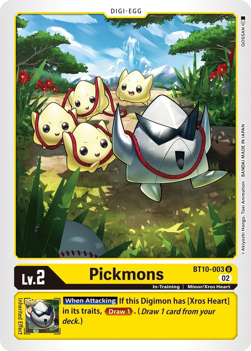 Pickmons [BT10-003] [Xros Encounter] | Tables and Towers