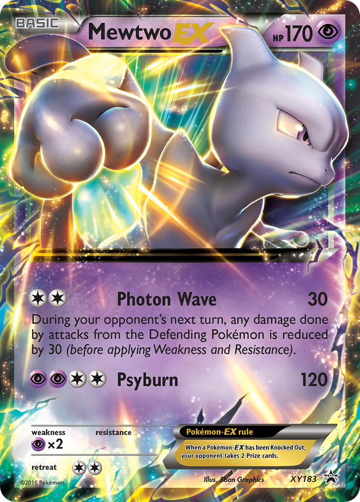 Mewtwo EX (XY183) [XY: Black Star Promos] | Tables and Towers