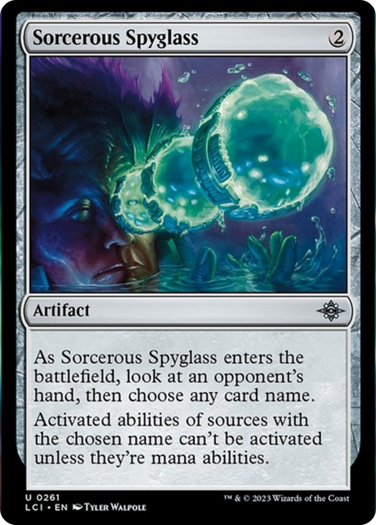 Sorcerous Spyglass [The Lost Caverns of Ixalan] | Tables and Towers