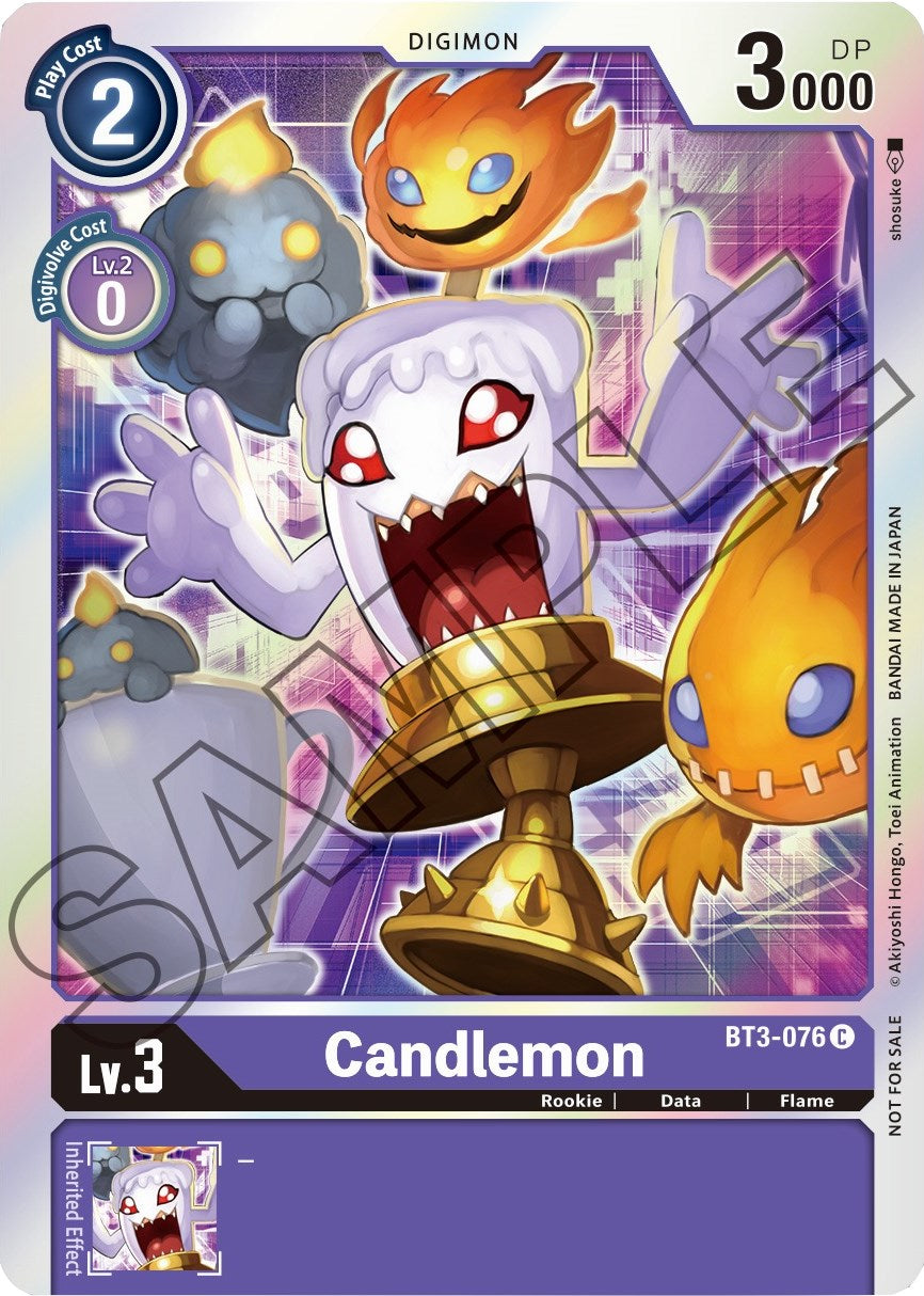 Candlemon [BT3-076] (Event Pack 1) [Release Special Booster Promos] | Tables and Towers