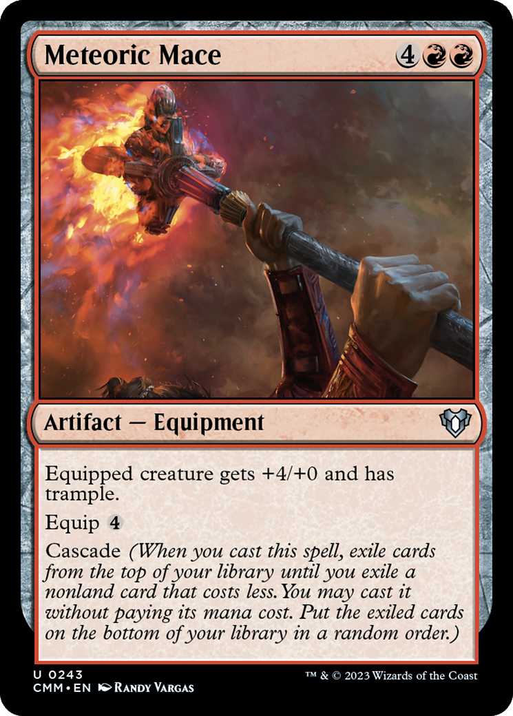 Meteoric Mace [Commander Masters] | Tables and Towers