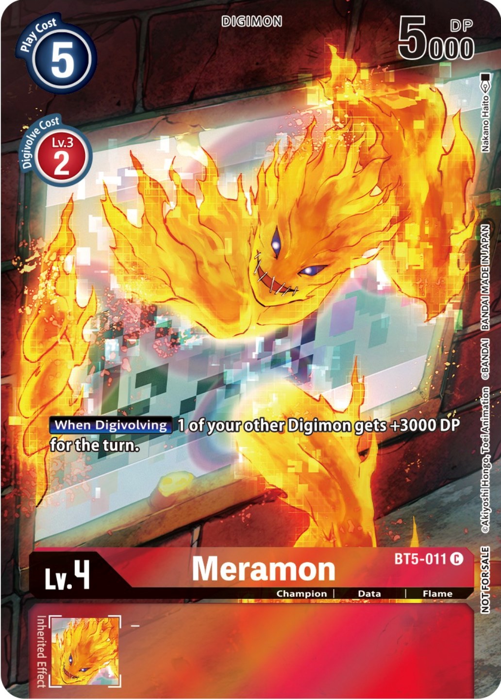 Meramon [BT5-011] (25th Special Memorial Pack) [Battle of Omni Promos] | Tables and Towers