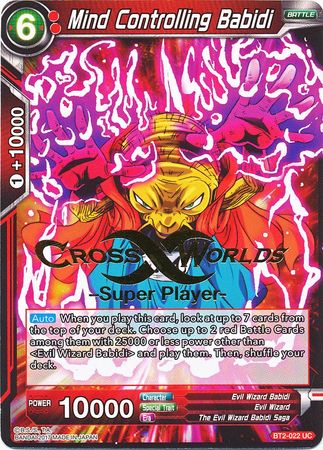 Mind Controlling Babidi (Super Player Stamped) (BT2-022) [Tournament Promotion Cards] | Tables and Towers