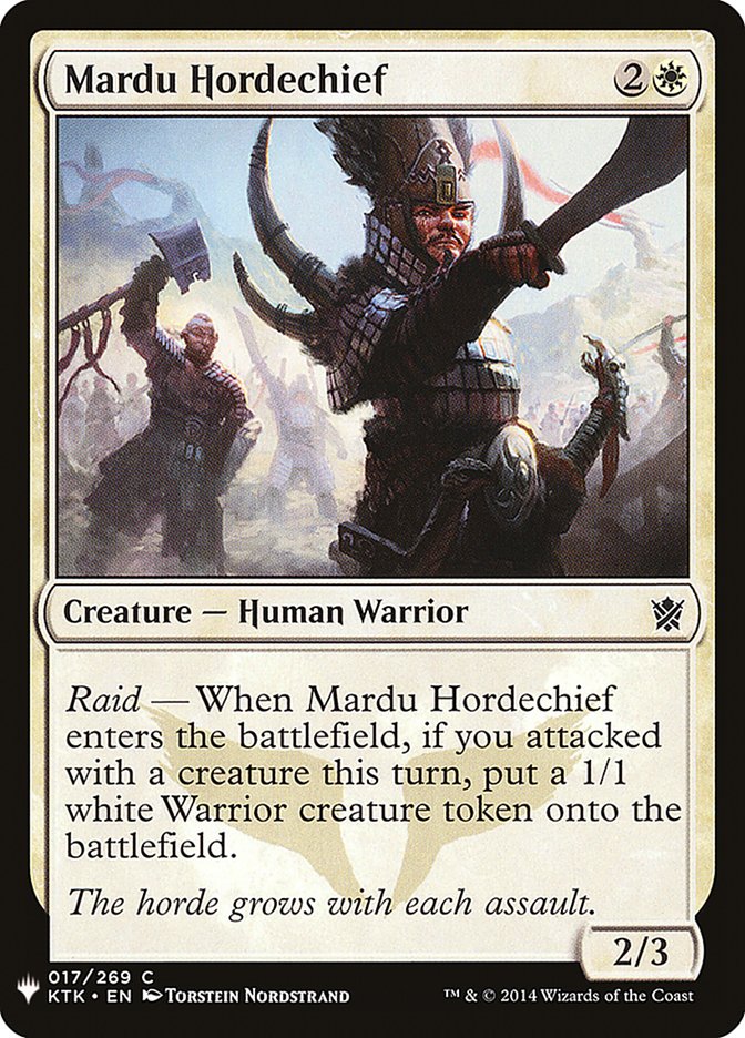 Mardu Hordechief [Mystery Booster] | Tables and Towers