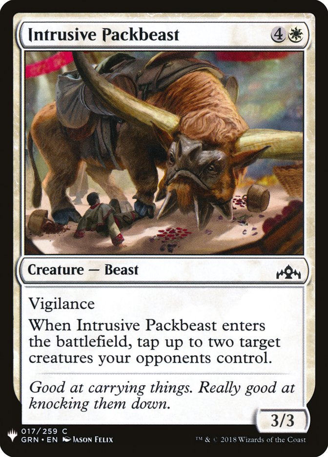 Intrusive Packbeast [Mystery Booster] | Tables and Towers