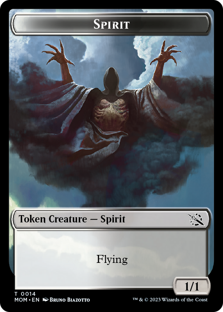 Spirit Token [March of the Machine Tokens] | Tables and Towers