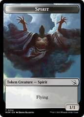 Treasure (21) // Spirit (14) Double-Sided Token [March of the Machine Tokens] | Tables and Towers