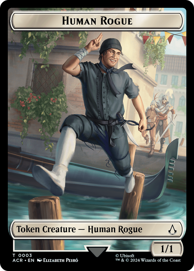 Human Rogue Token [Assassin's Creed Tokens] | Tables and Towers