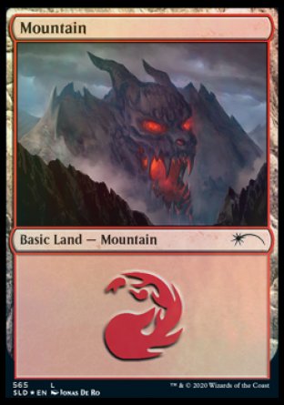 Mountain (Develish) (565) [Secret Lair Drop Promos] | Tables and Towers