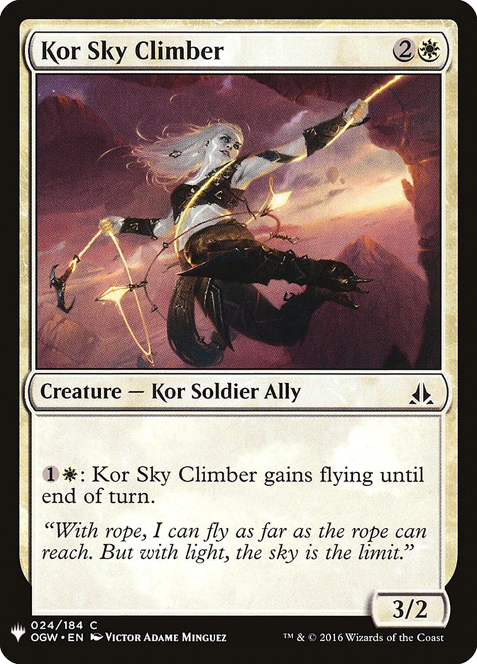 Kor Sky Climber [Mystery Booster] | Tables and Towers