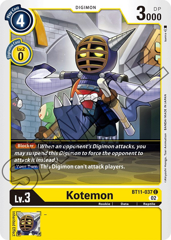 Kotemon [BT11-037] [Dimensional Phase] | Tables and Towers