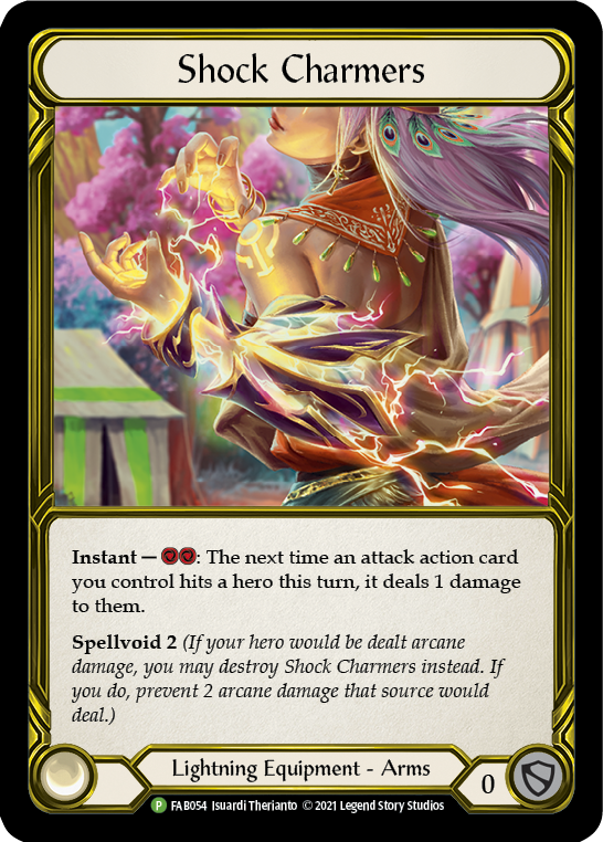 Shock Charmers (Golden) [FAB054] (Promo)  Cold Foil | Tables and Towers