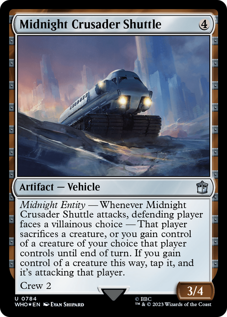 Midnight Crusader Shuttle (Surge Foil) [Doctor Who] | Tables and Towers