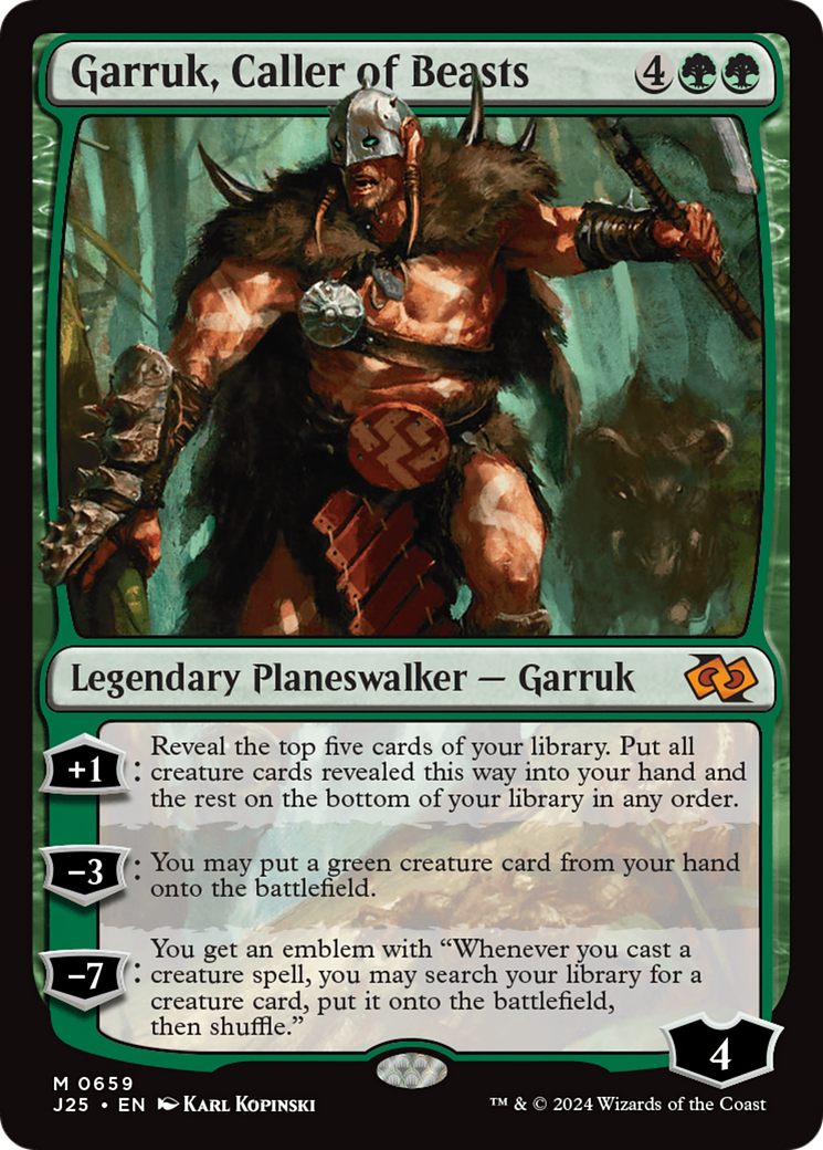 Garruk, Caller of Beasts [Foundations Jumpstart] | Tables and Towers