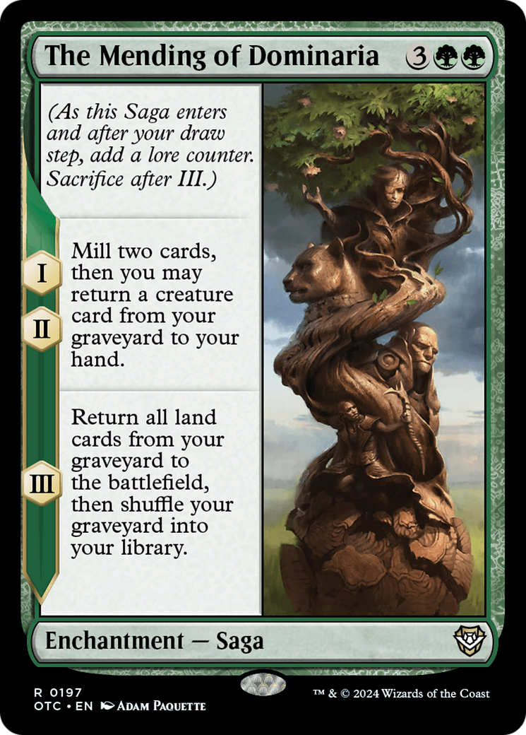 The Mending of Dominaria [Outlaws of Thunder Junction Commander] | Tables and Towers
