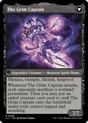 Throne of the Grim Captain // The Grim Captain [The Lost Caverns of Ixalan Prerelease Cards] | Tables and Towers